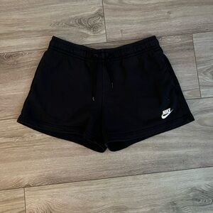 Black Nike Sweat Shorts